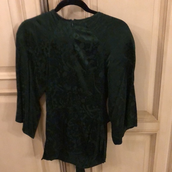Zara Hunter Green top size S - Picture 2 of 4